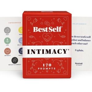 BestSelf Intimacy Deck with 150 Relationship Building Conversation Starters